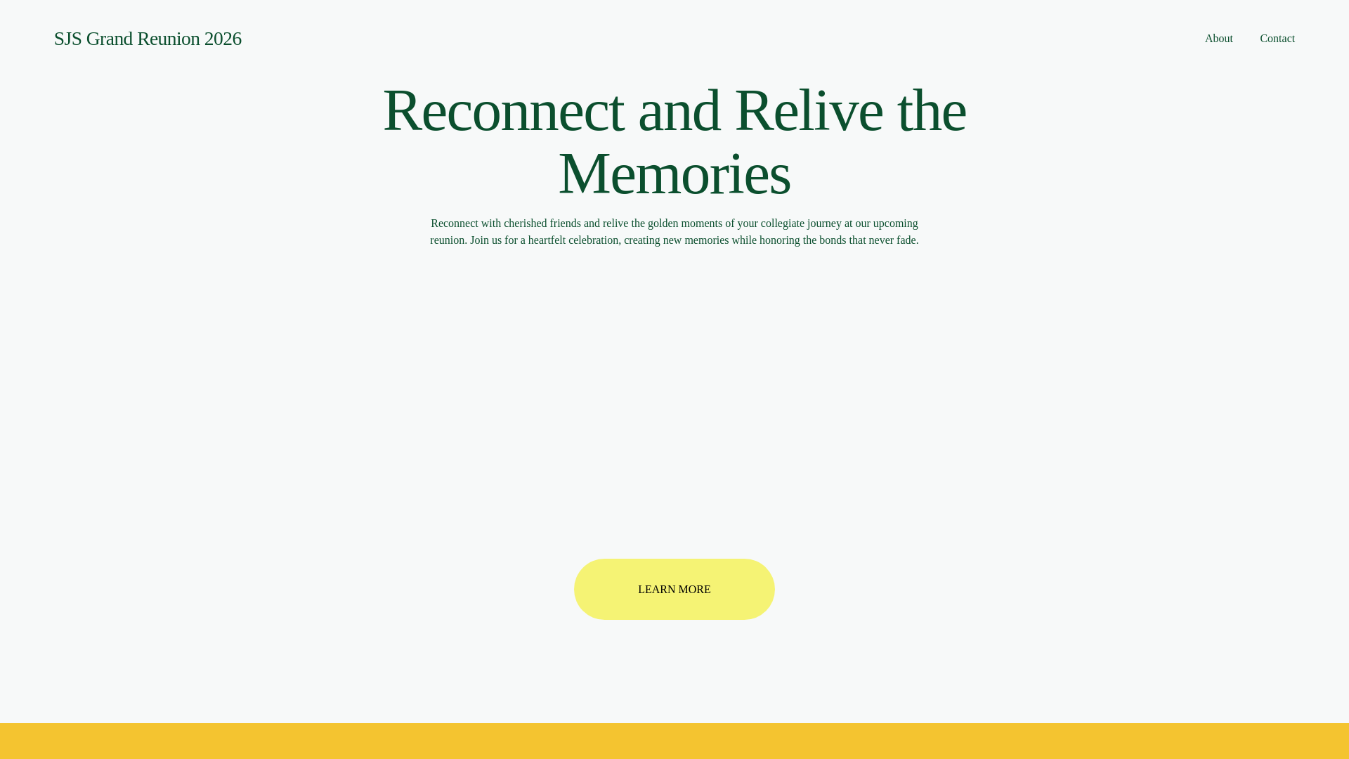 website screenshot of https://sjsgrandreunion.org/