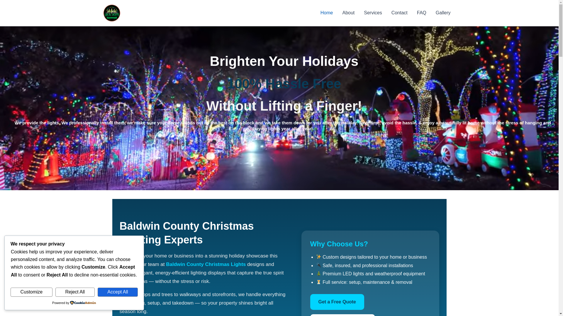 website screenshot of https://locallightssolutions.info/