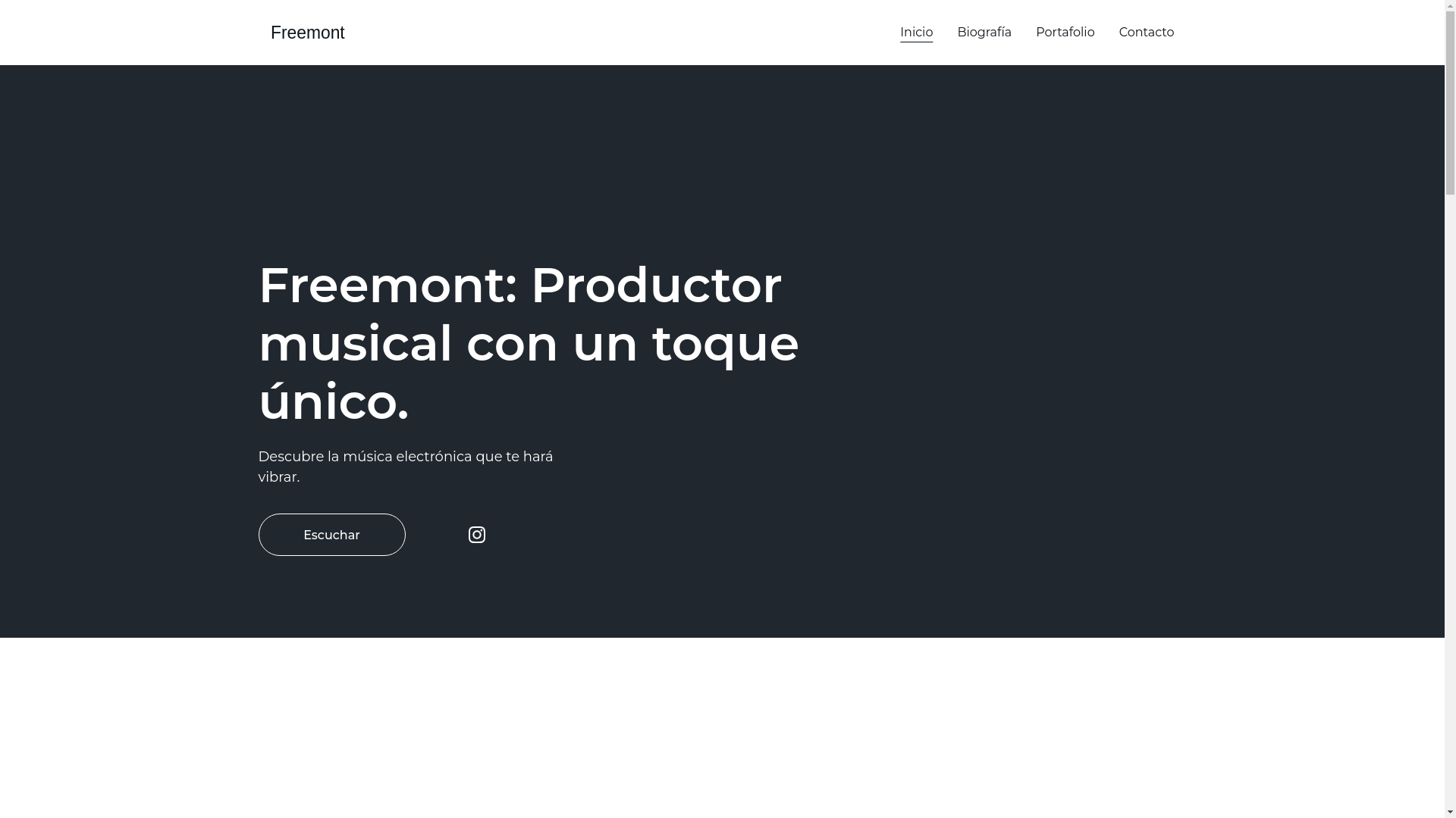 website screenshot of https://freemont.es/
