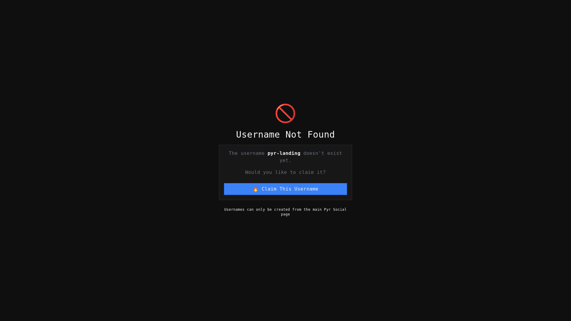 website screenshot of https://pyr-landing.pages.dev/