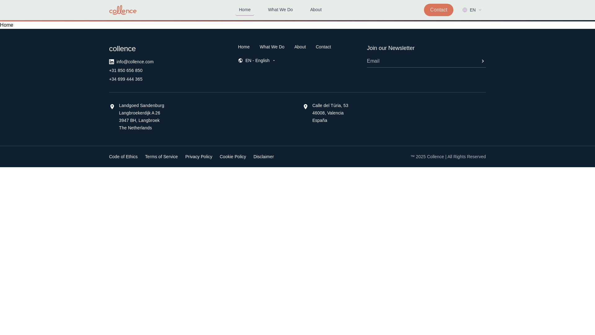 website screenshot of https://collence.pages.dev/