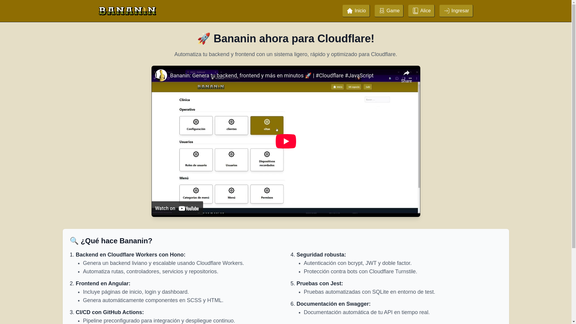 website screenshot of https://bananin-angular.pages.dev/