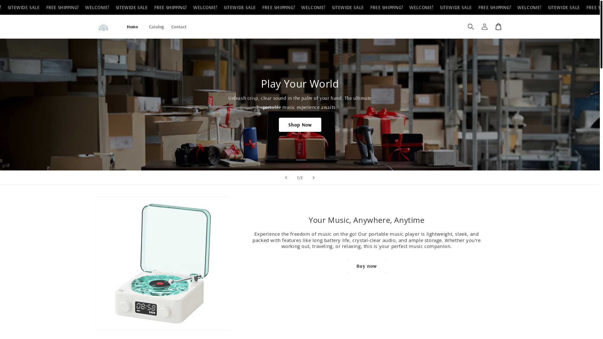 website screenshot of https://theelectrotech.store/