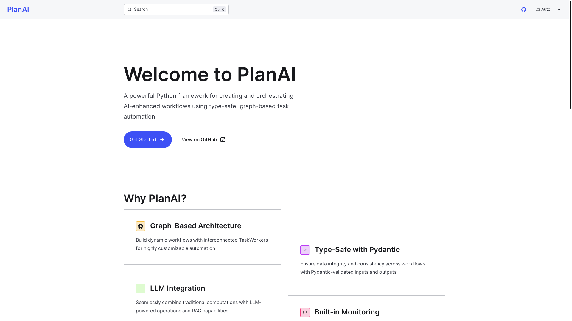 website screenshot of https://planai-bae.pages.dev/