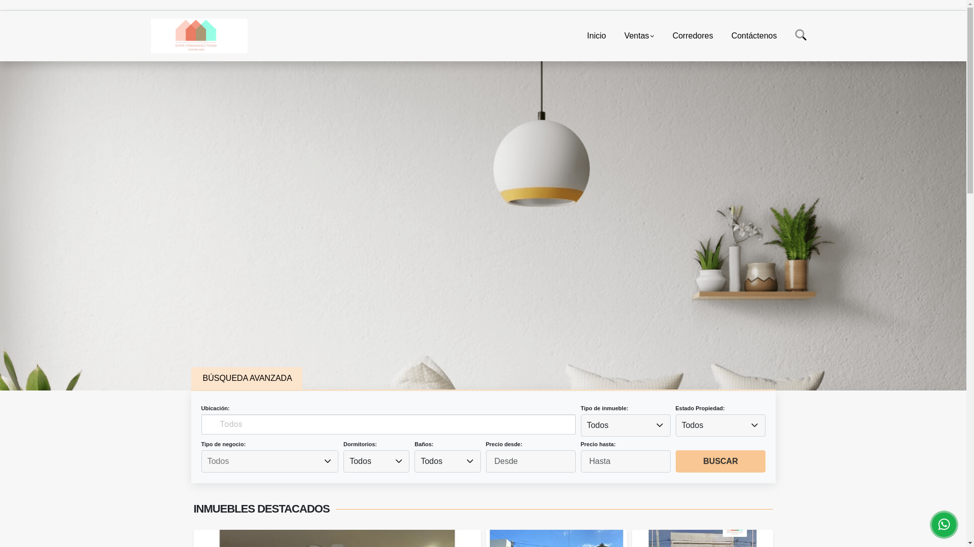 website screenshot of https://sofiafernandeztosar.com/