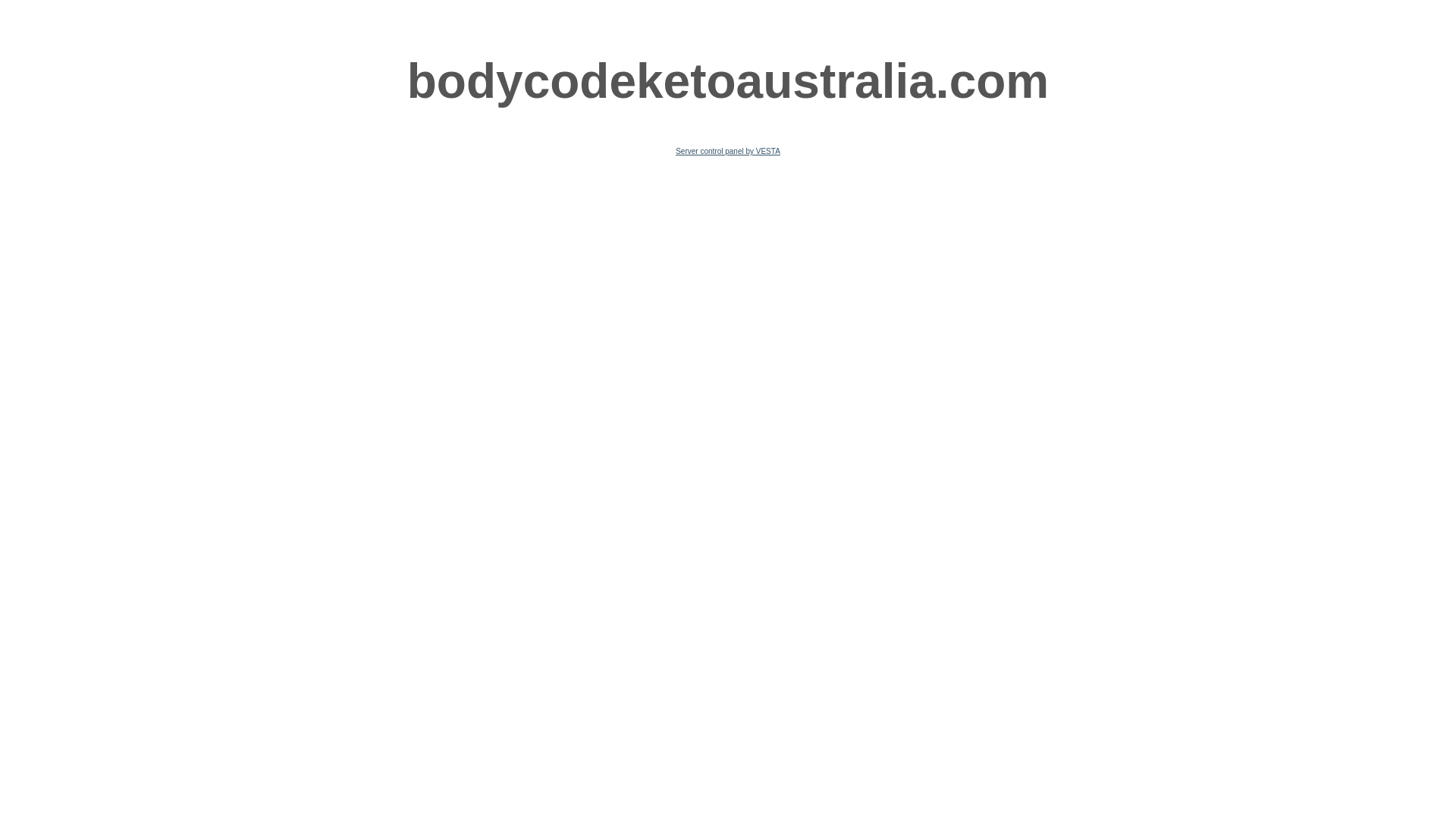 website screenshot of https://bodycodeketoaustralia.com/