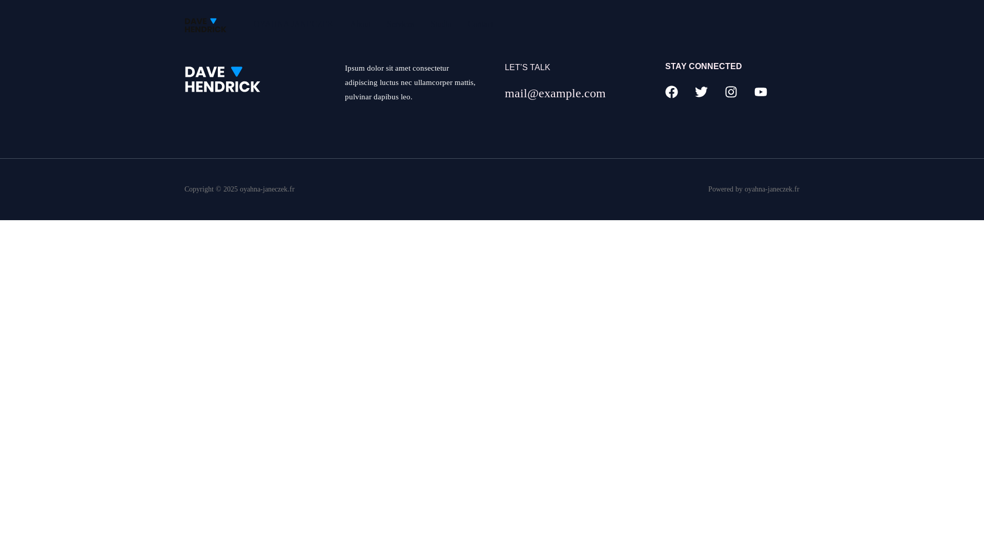 website screenshot of https://oyahna-janeczek.fr/