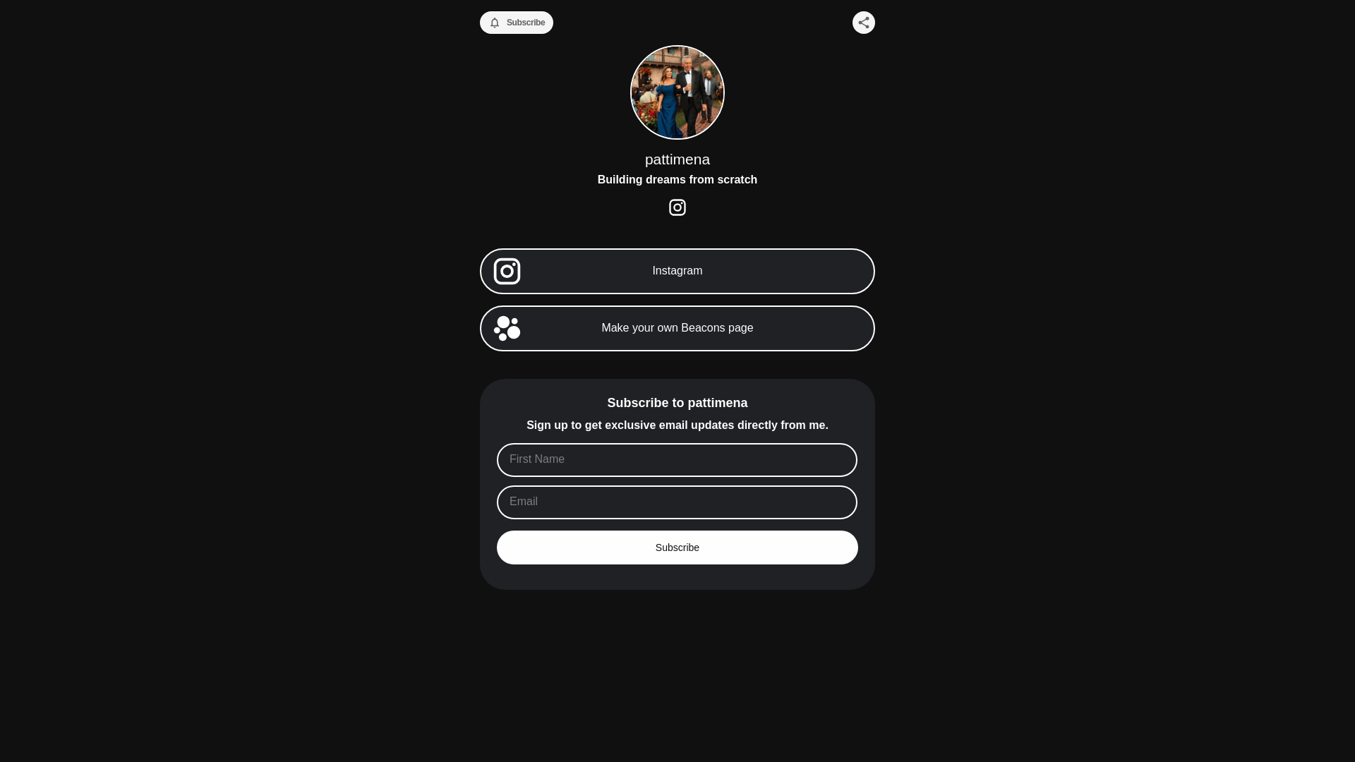 website screenshot of https://pattipalmbeach.com/