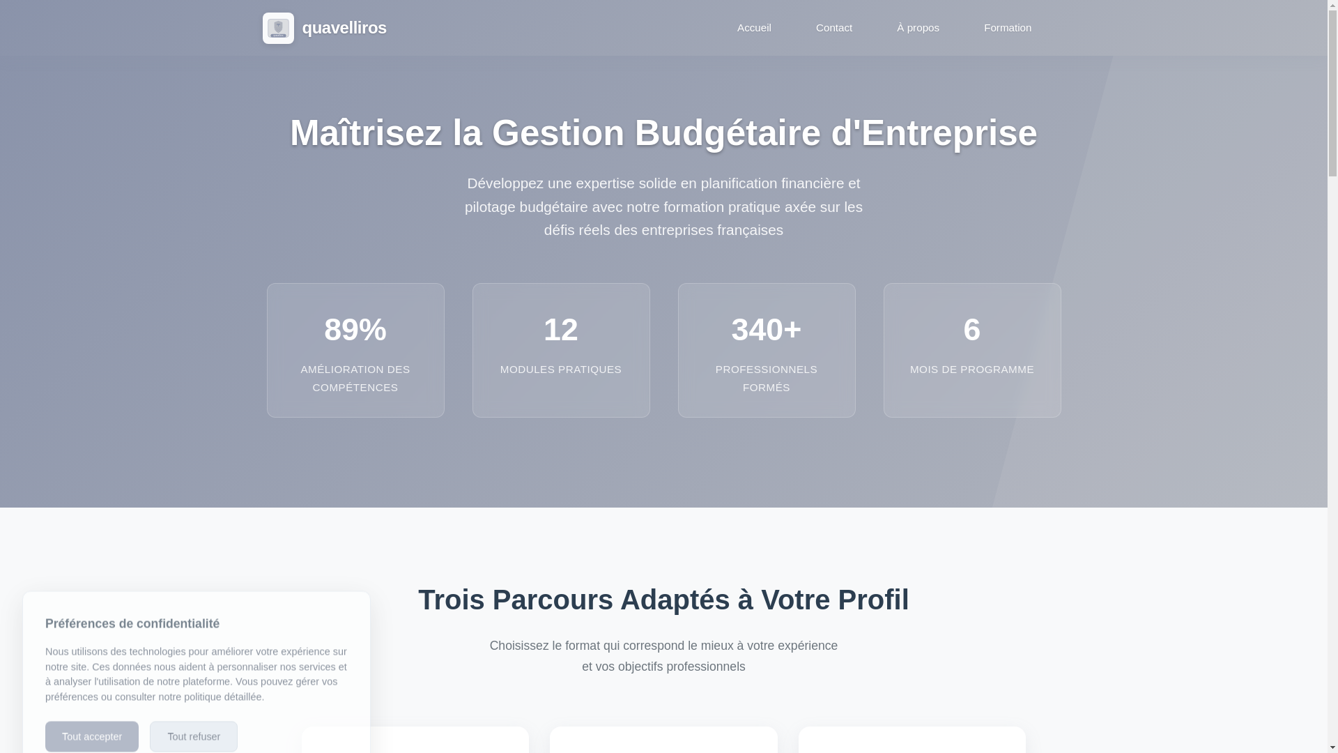 website screenshot of https://quavelliros.com/