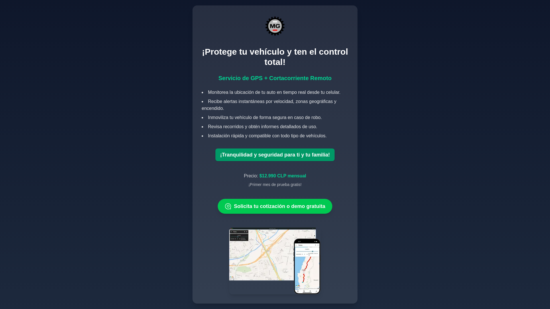 website screenshot of https://cortacorrienteremoto.com/
