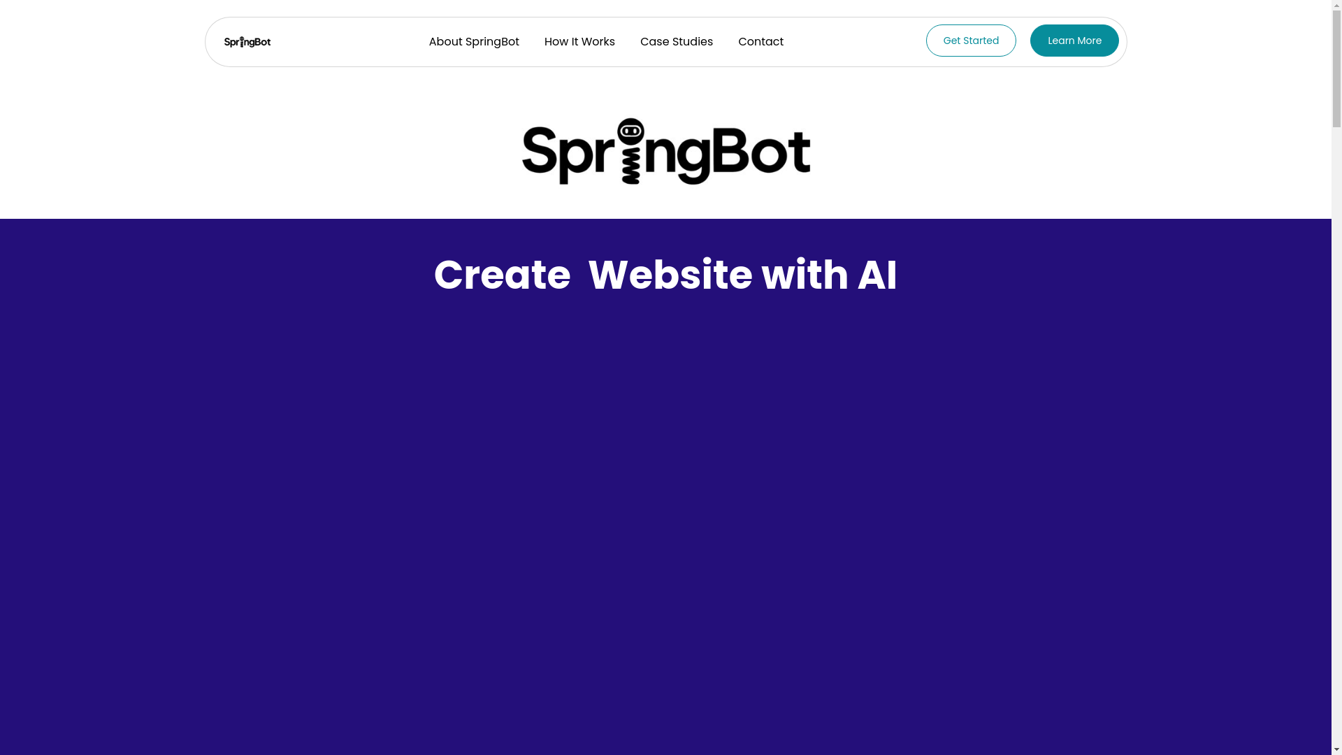 website screenshot of https://springbot-byt.com/