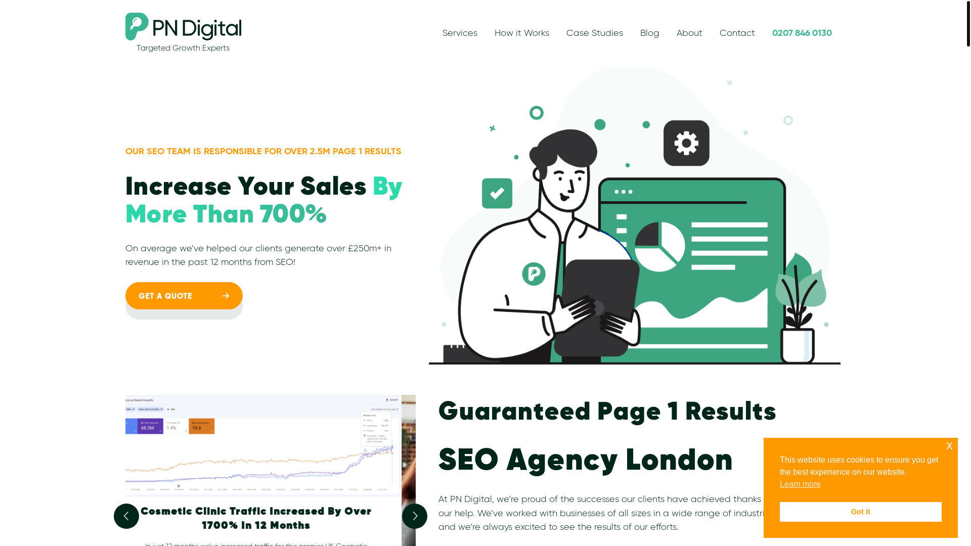 website screenshot of https://pndigitalboost.co/