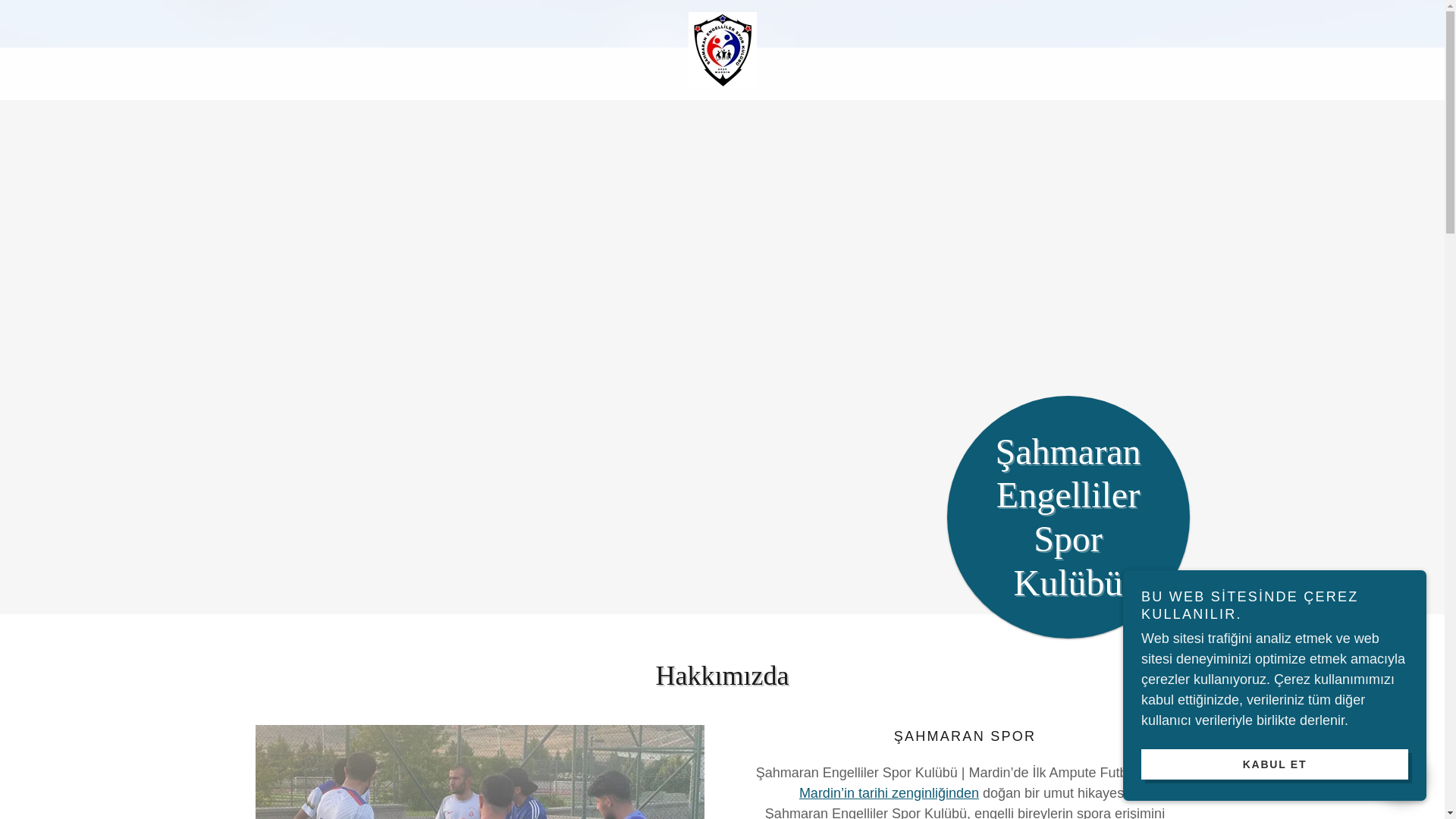 website screenshot of https://sahmaranspor.org/