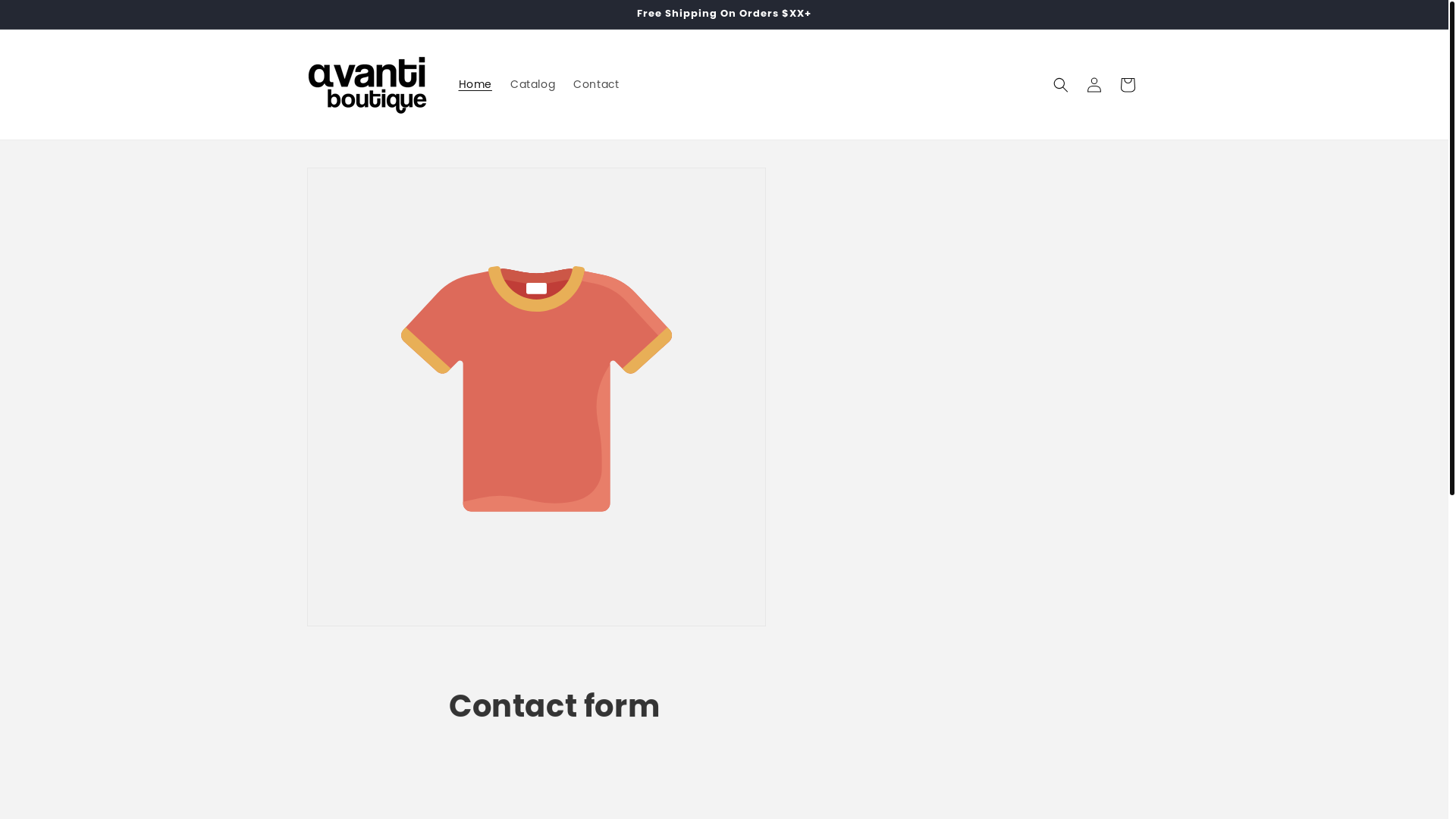 website screenshot of https://avantiboutique.co/