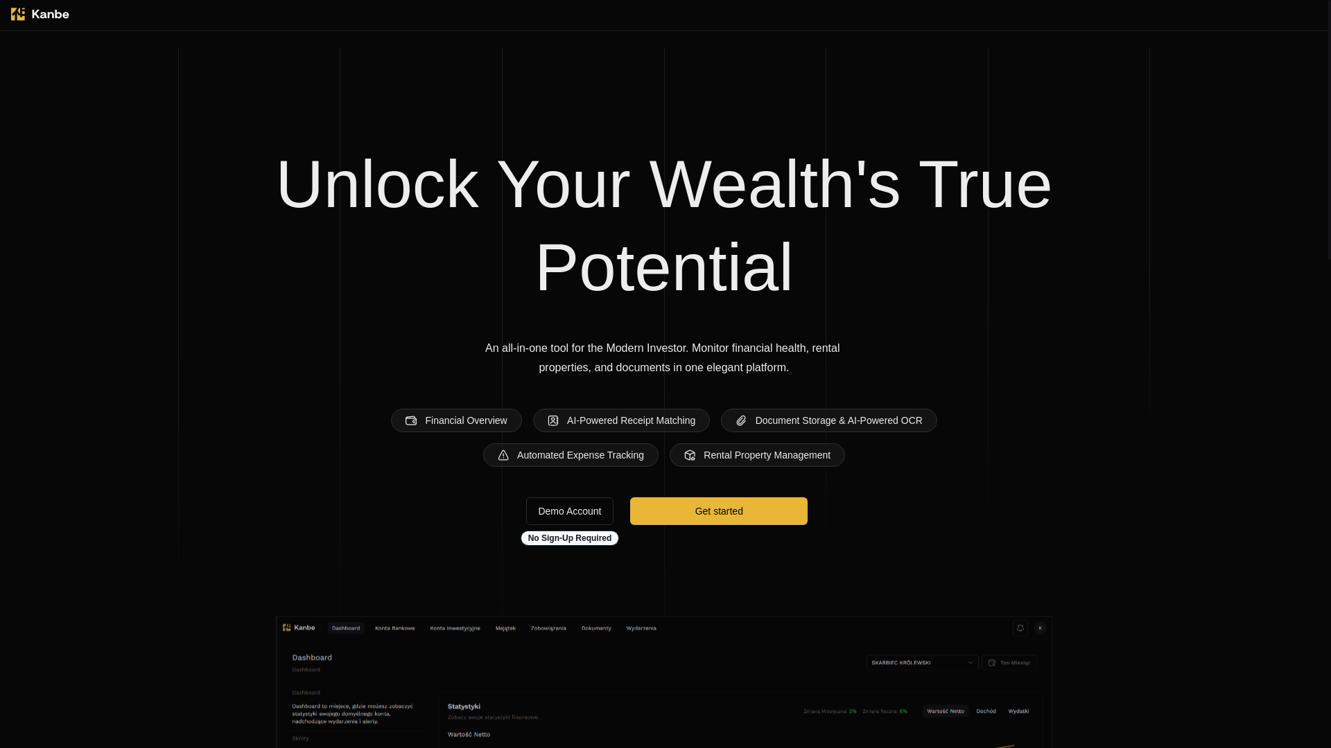 website screenshot of https://kanbe.pages.dev/