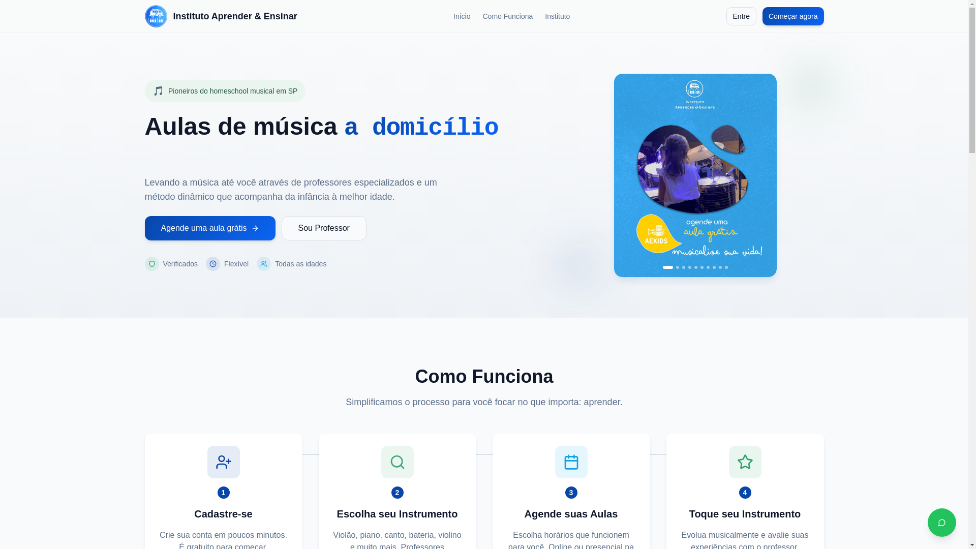 website screenshot of https://iaprenderensinar.com.br/