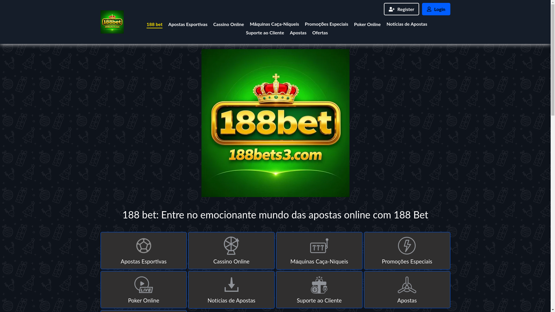 website screenshot of https://188bets3.com/