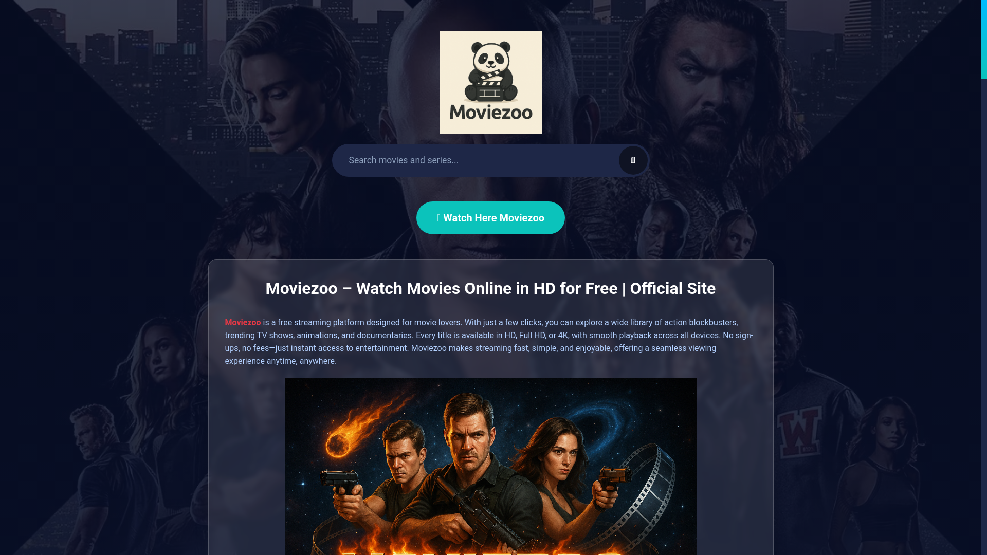 website screenshot of https://moviezoo-sa.pages.dev/