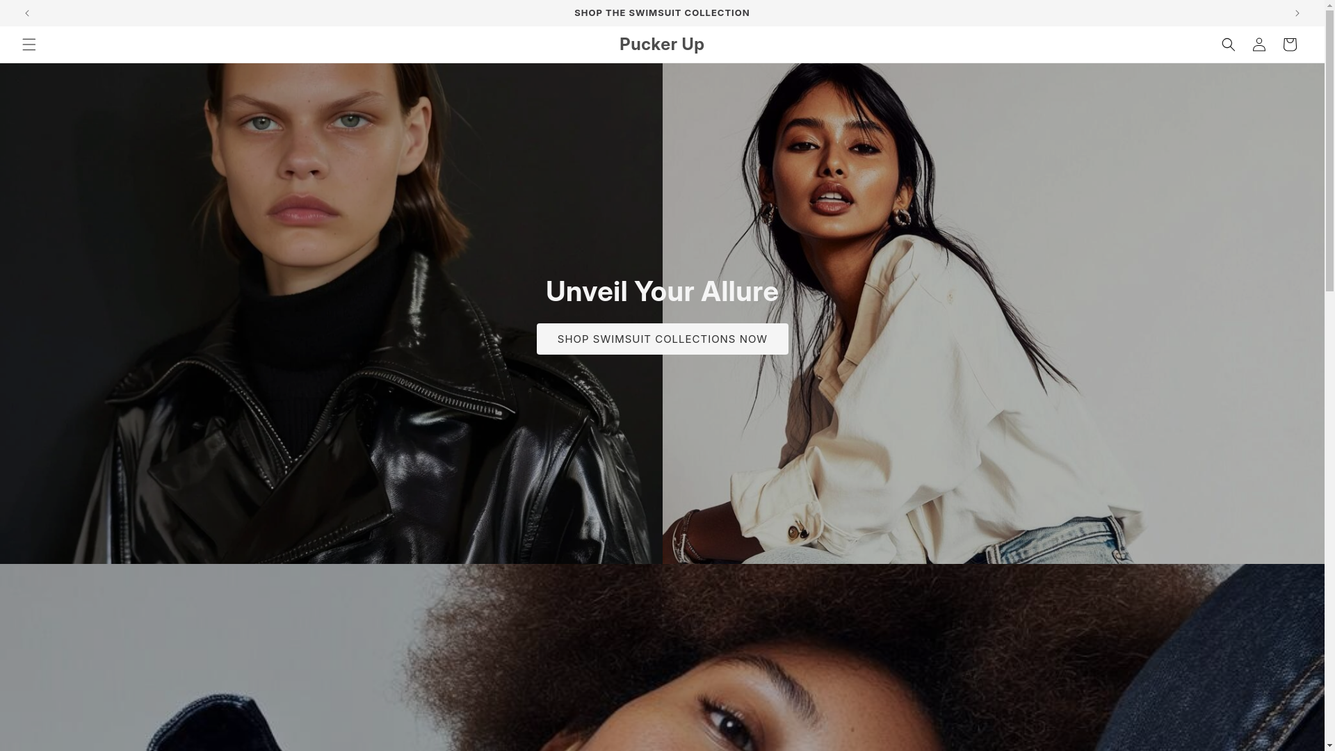 website screenshot of https://puckerupcollection.org/