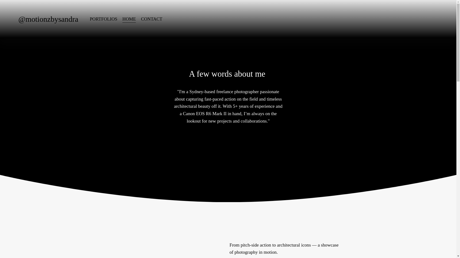 website screenshot of https://motionzbysandra.com/