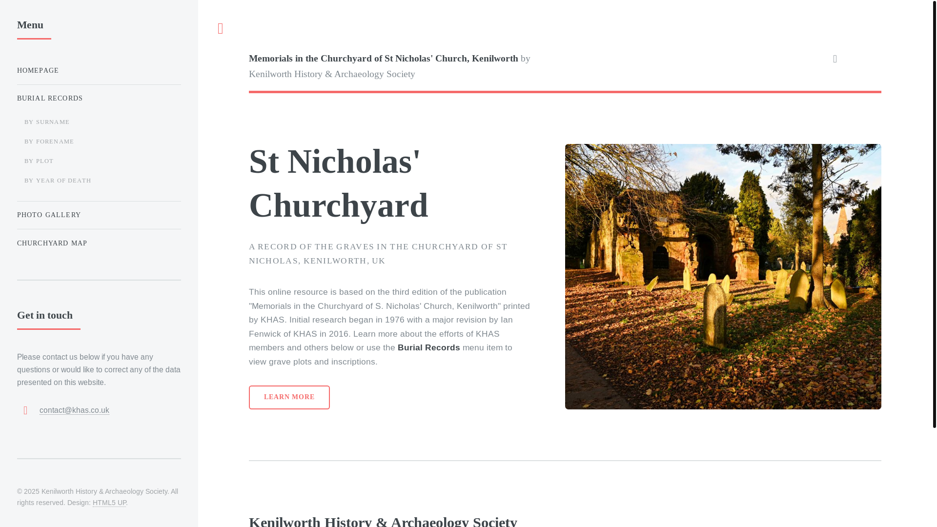 website screenshot of https://khas-memorials.pages.dev/