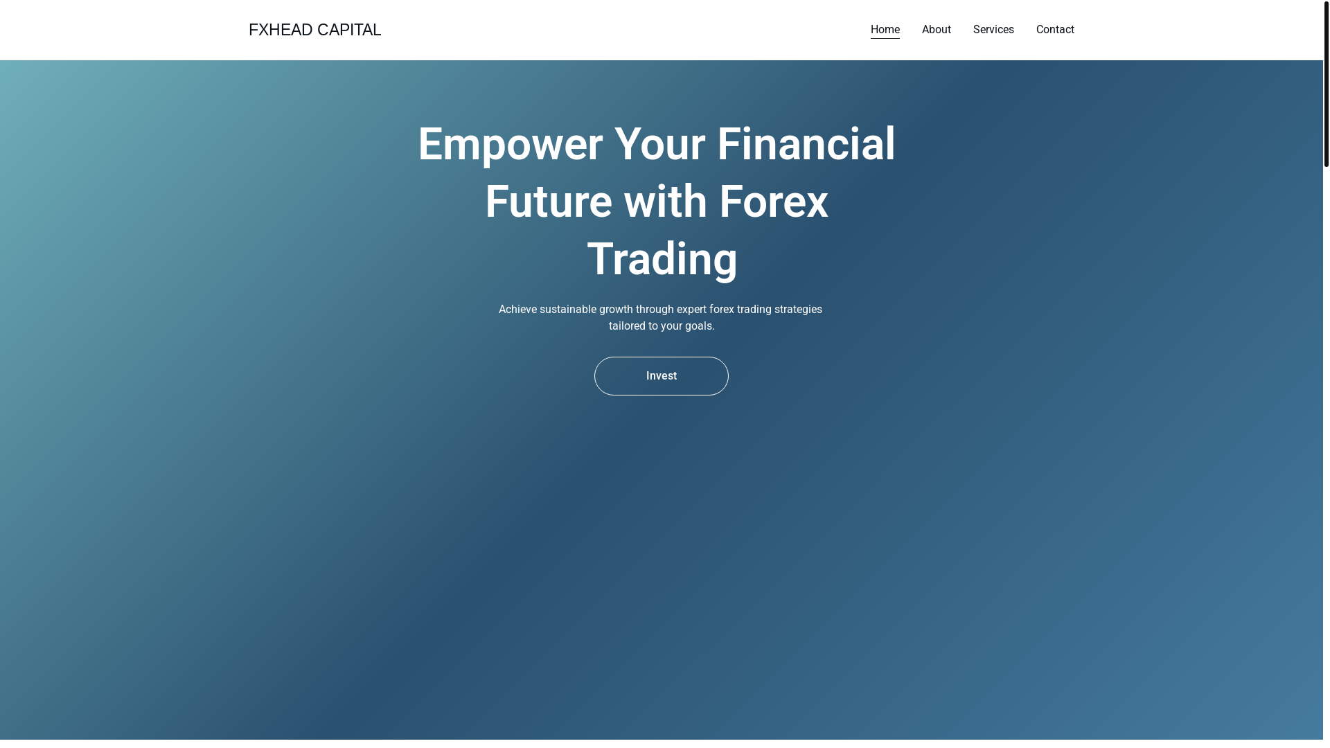 website screenshot of https://fxheadcapital.in/
