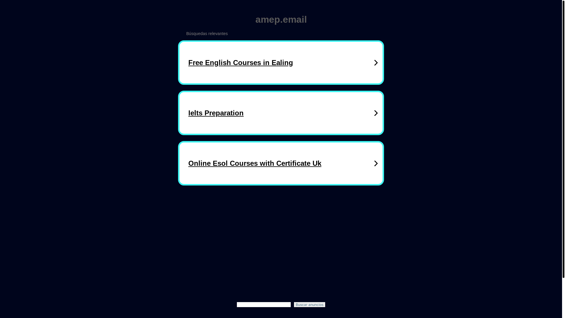 website screenshot of https://amep.email/