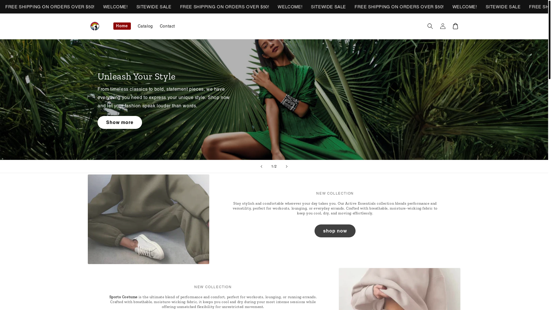 website screenshot of https://virexaclub.store/