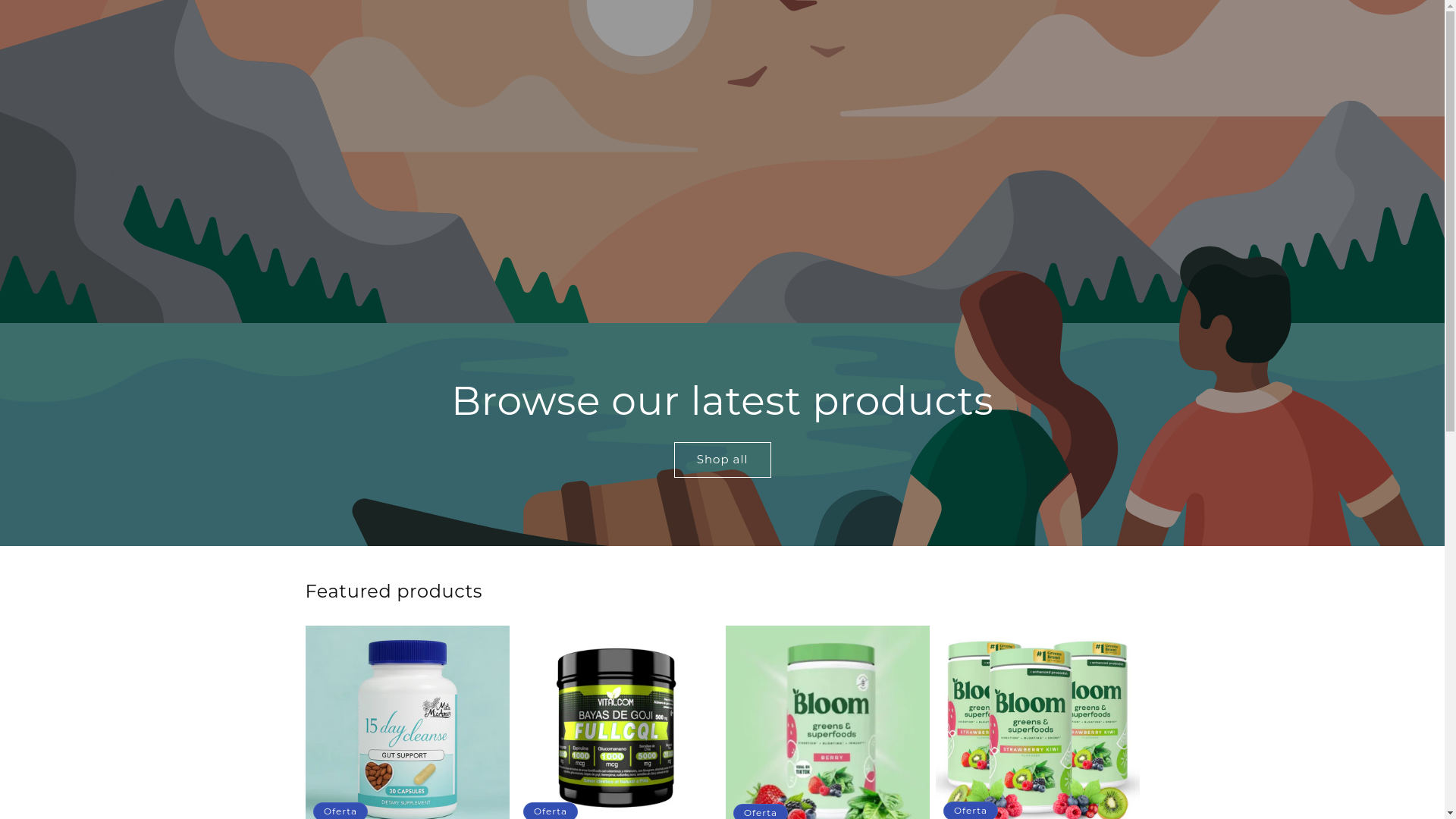 website screenshot of https://vitalorange.shop/