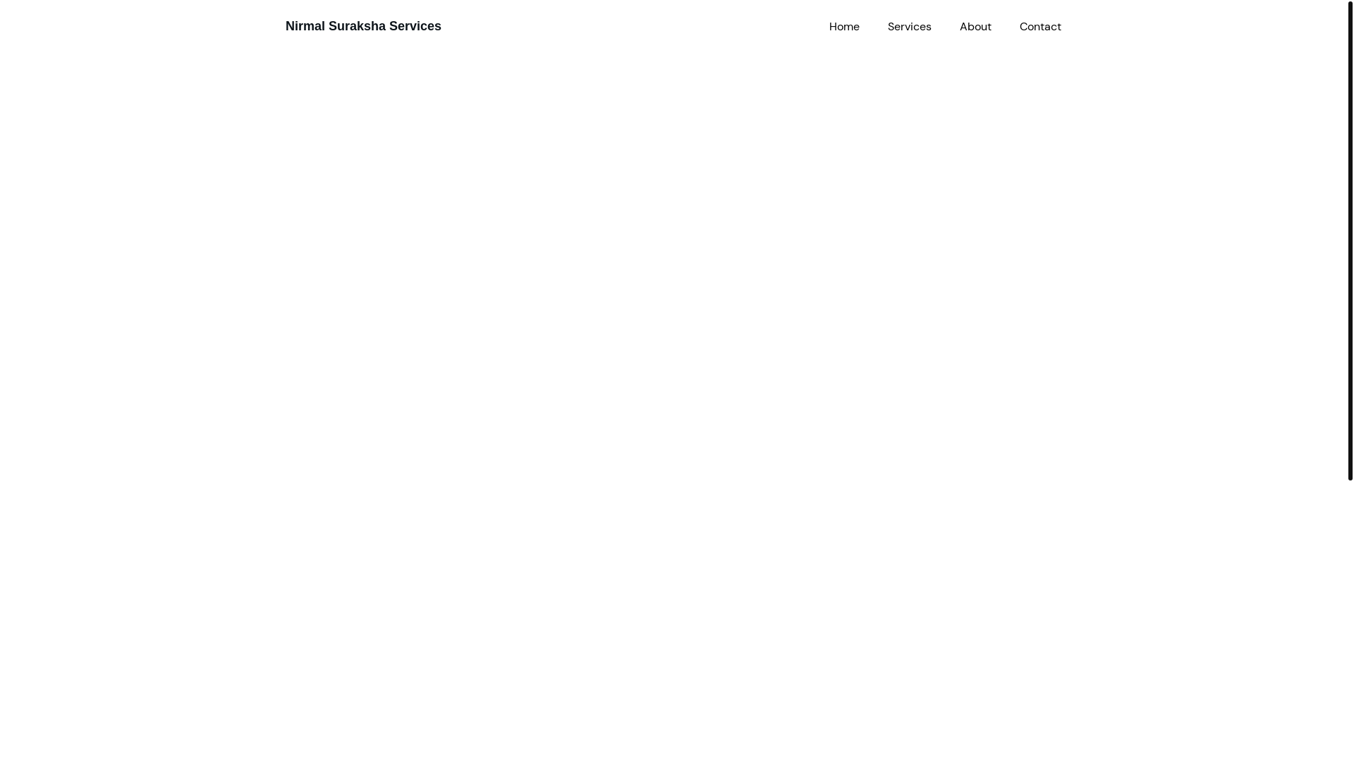 website screenshot of https://nirmalsurakshaservices.com/