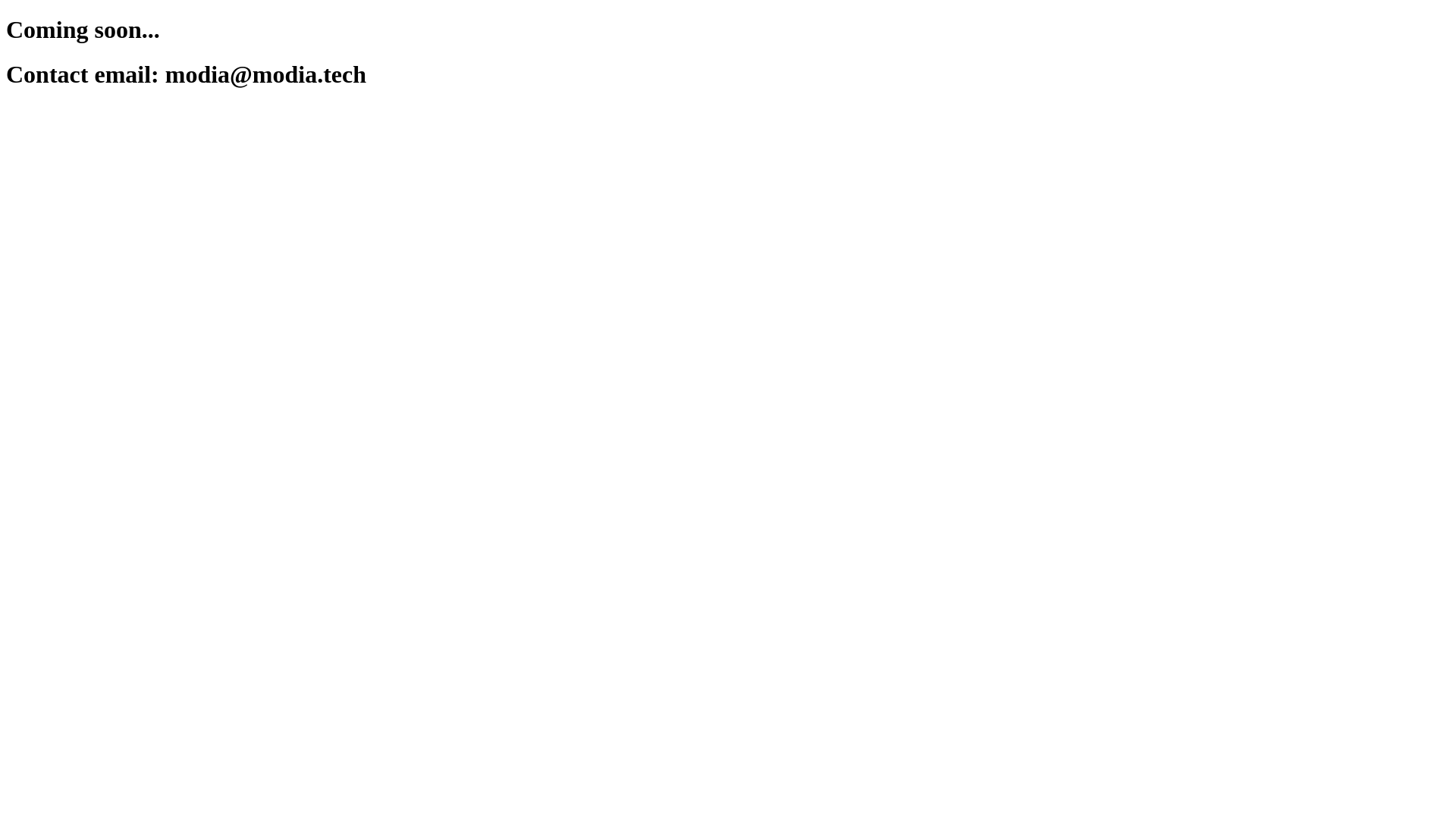 website screenshot of https://modia-website.pages.dev/