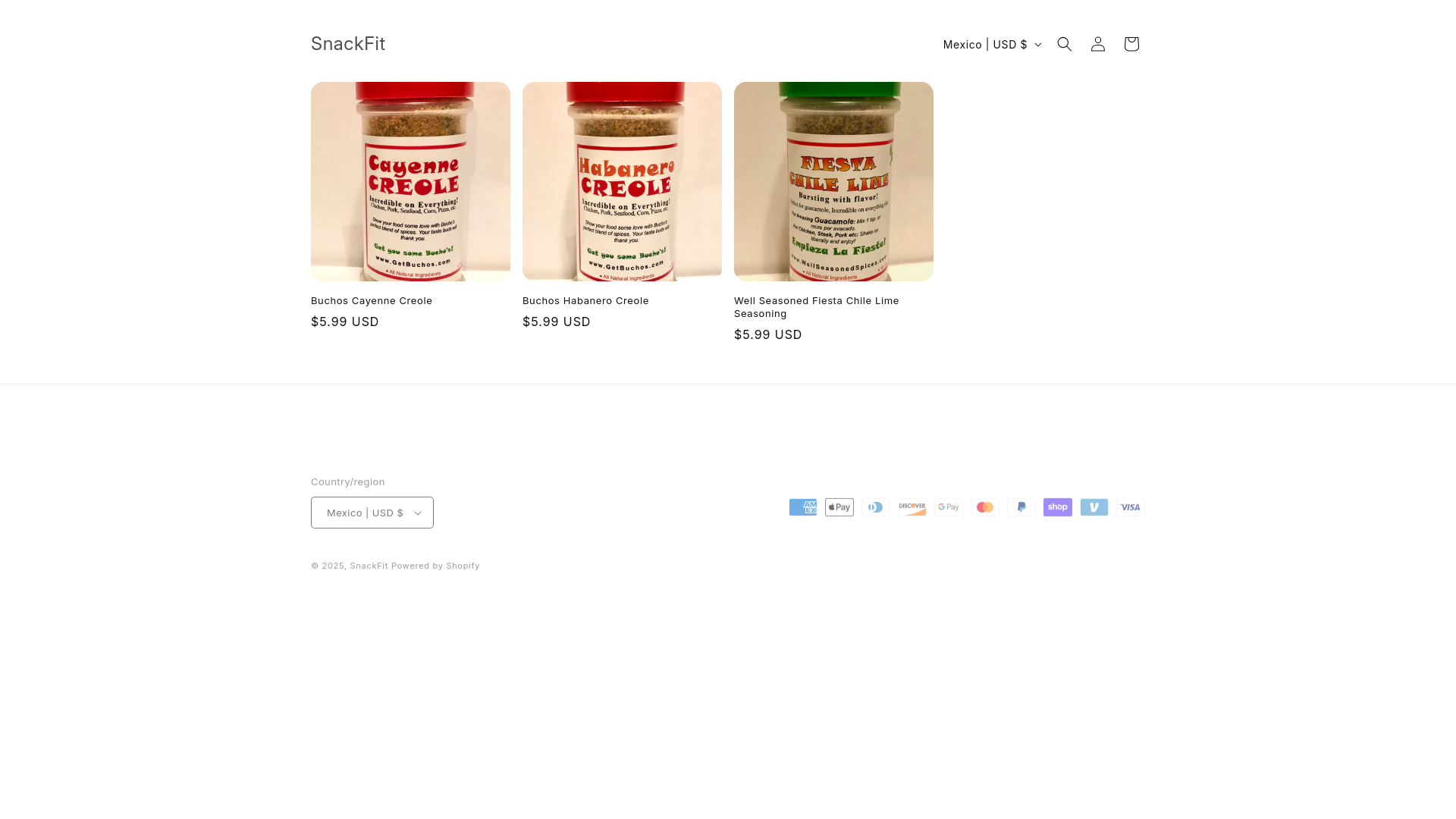 website screenshot of https://mysnackfit.org/