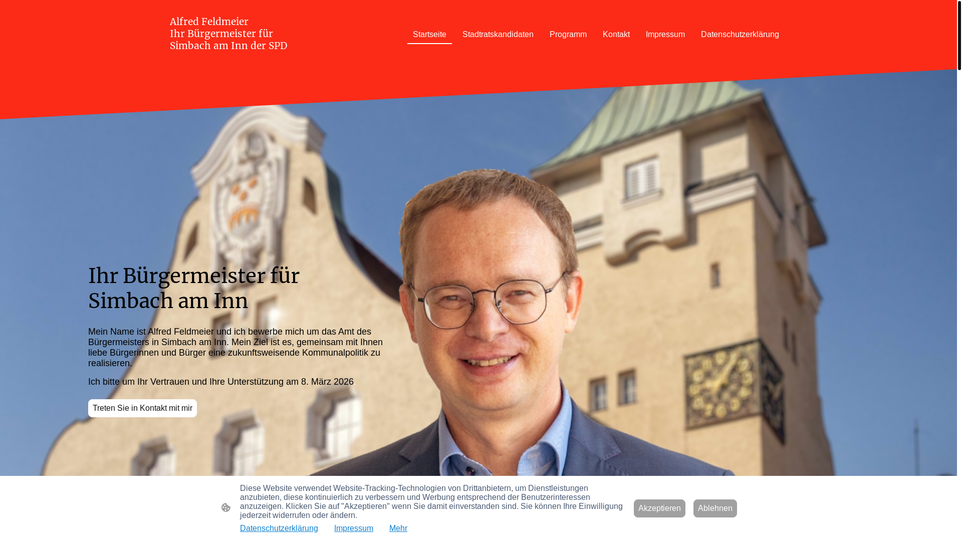website screenshot of https://simbach-feldmeier.de/