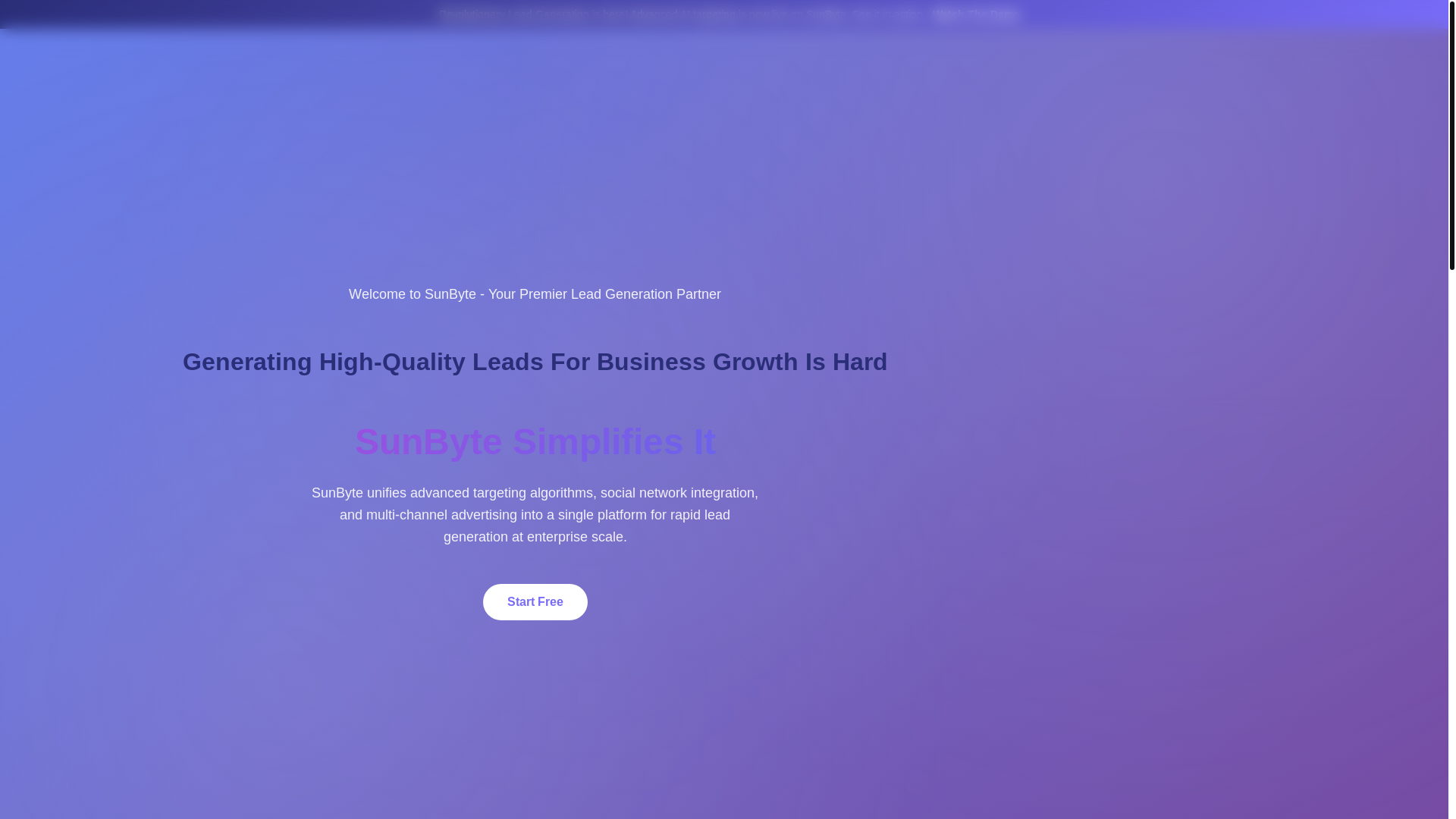 website screenshot of https://sunbyte.pages.dev/