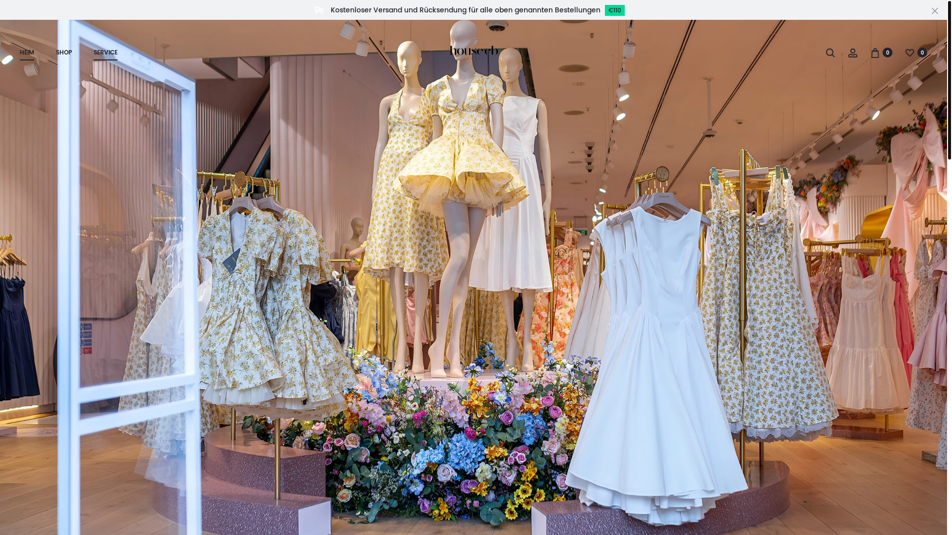 website screenshot of https://www.houseofcb.at/