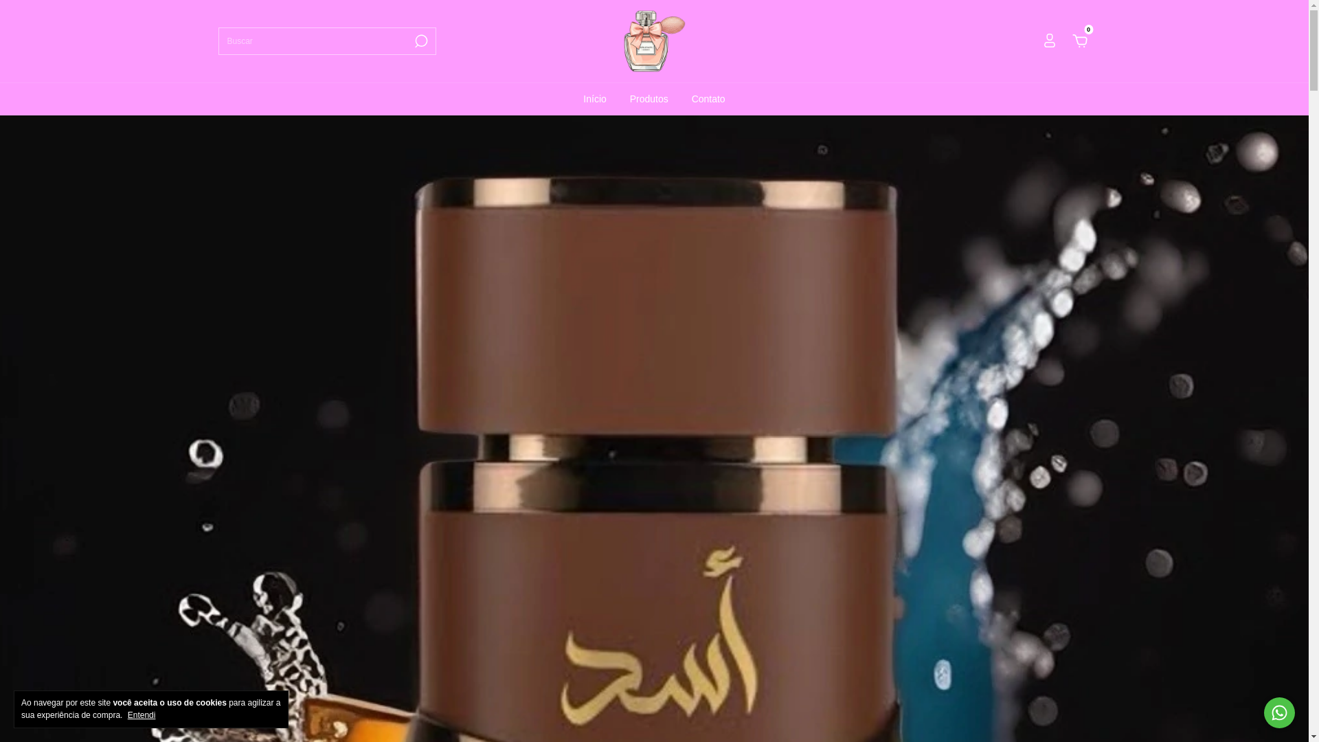 website screenshot of https://parfuminbox.com.br/