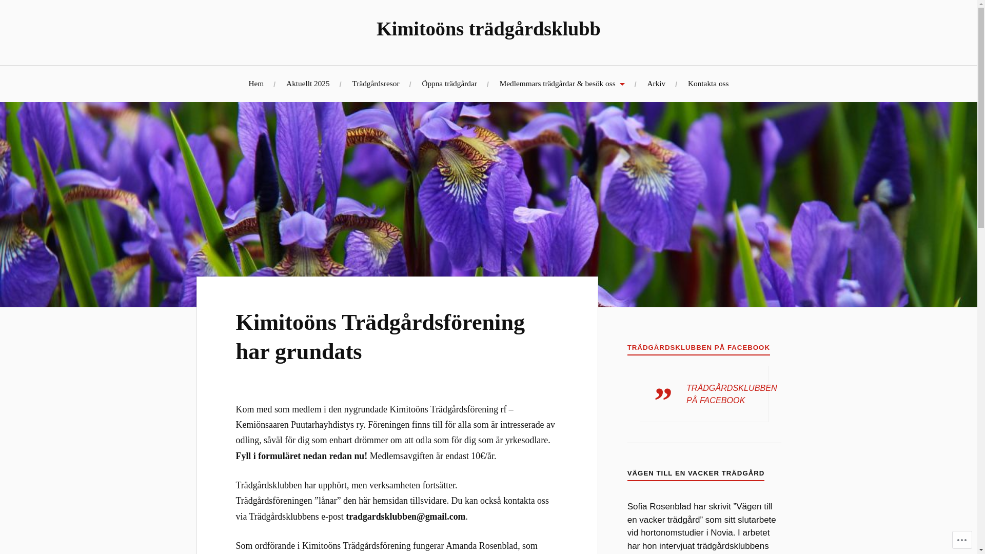 website screenshot of https://kimitoonstradgardar.com/