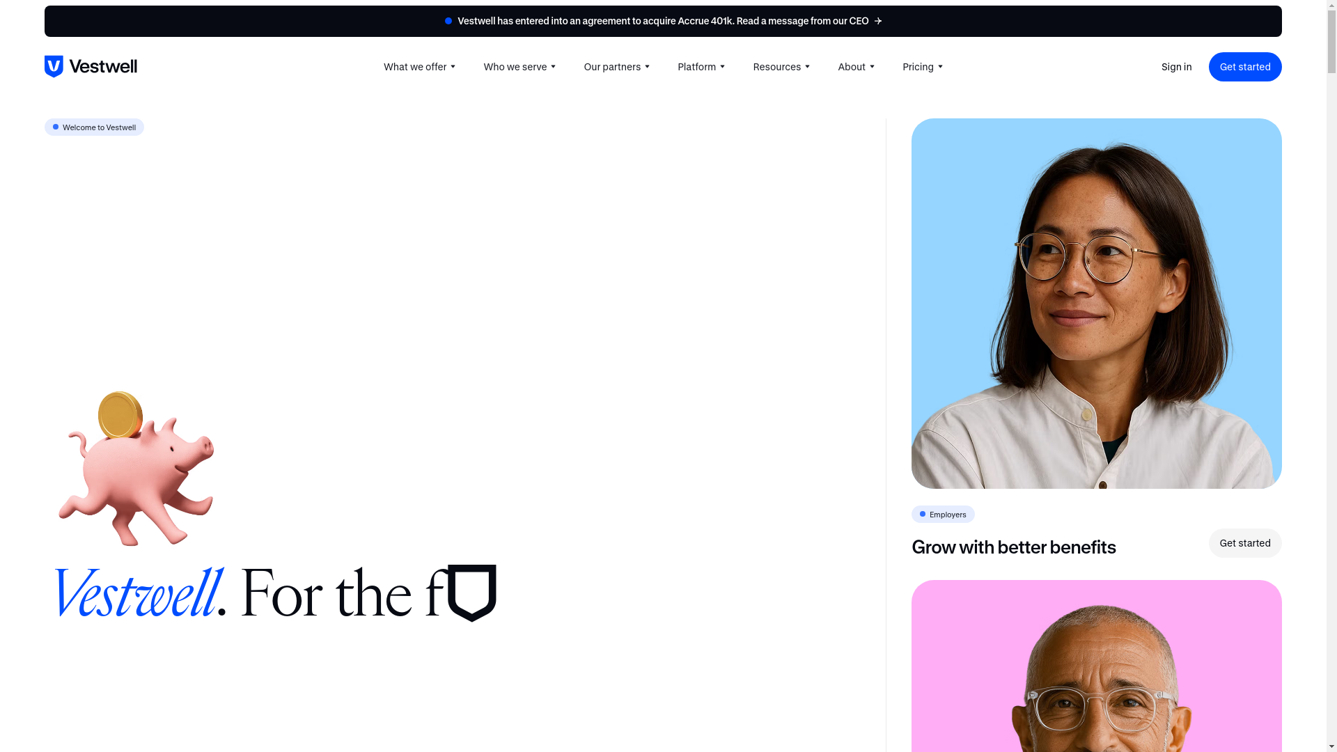 website screenshot of https://topvestwellplans.com/