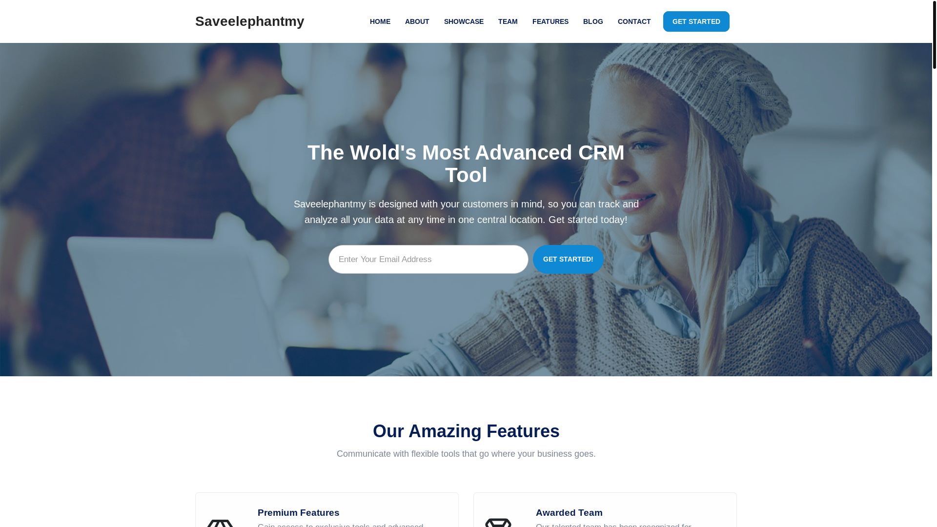 website screenshot of https://saveelephant.my.id/