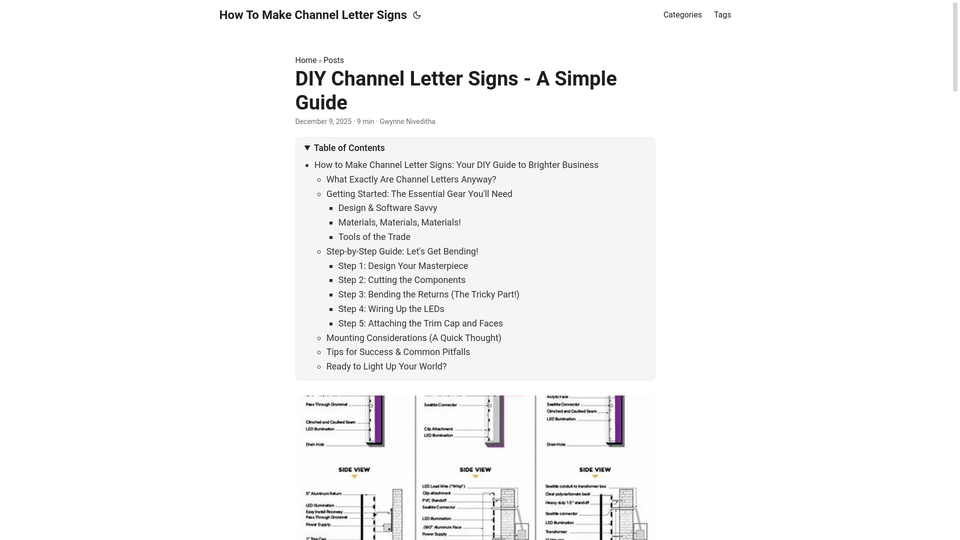 website screenshot of https://howtomakechannellettersigns3.pages.dev/