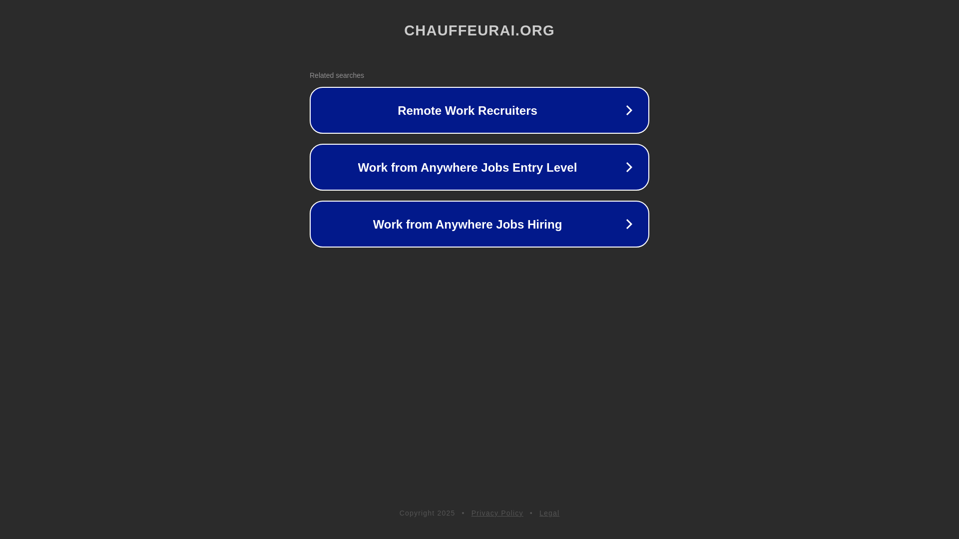 website screenshot of https://chauffeurai.org/