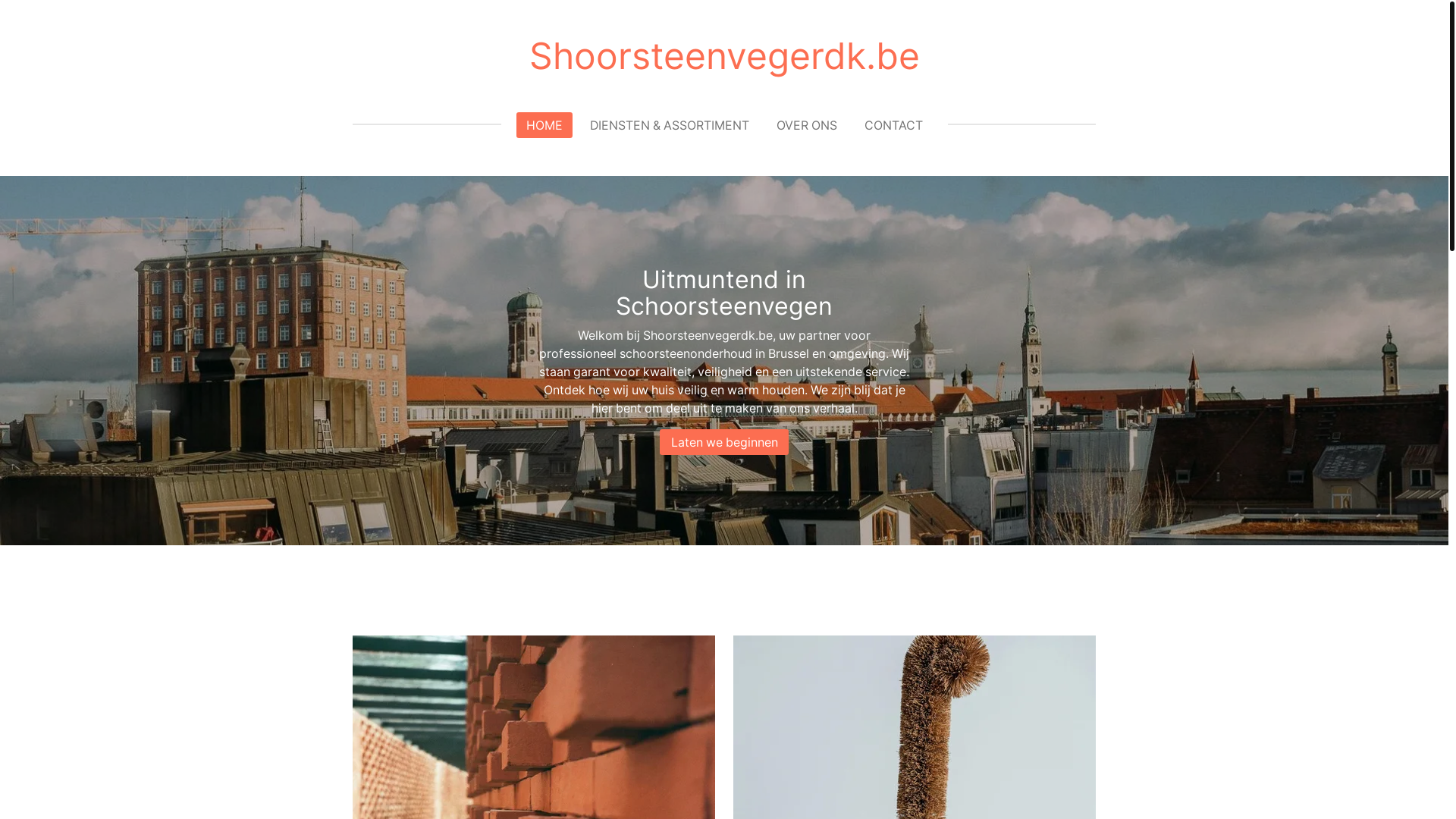 website screenshot of https://shoorsteenvegerdk.be/