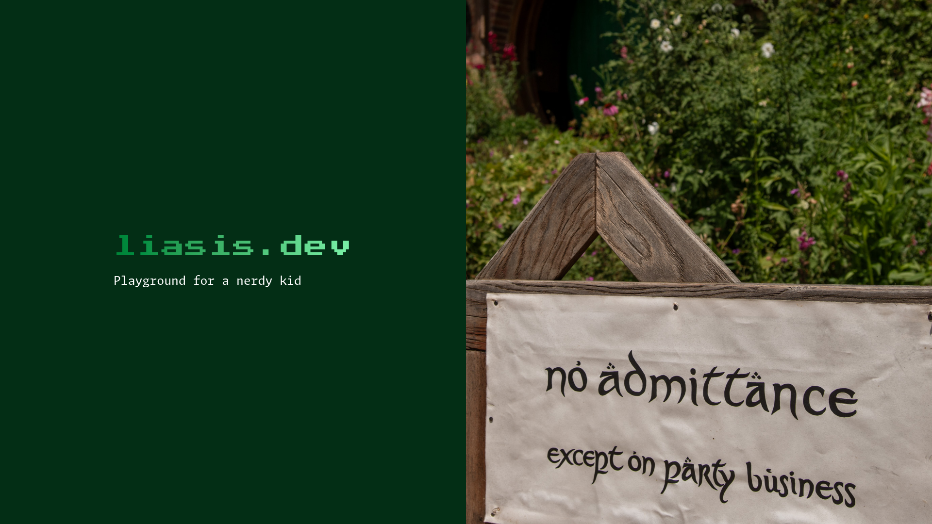 website screenshot of https://liasis-dev.pages.dev/