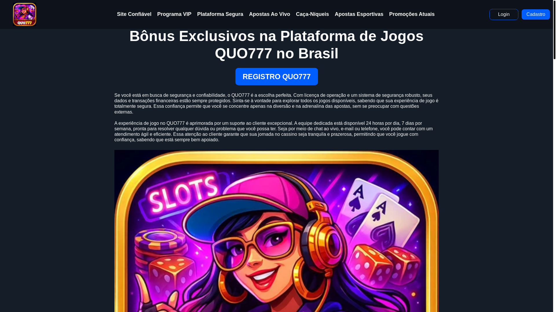 website screenshot of https://quo777-com.com/