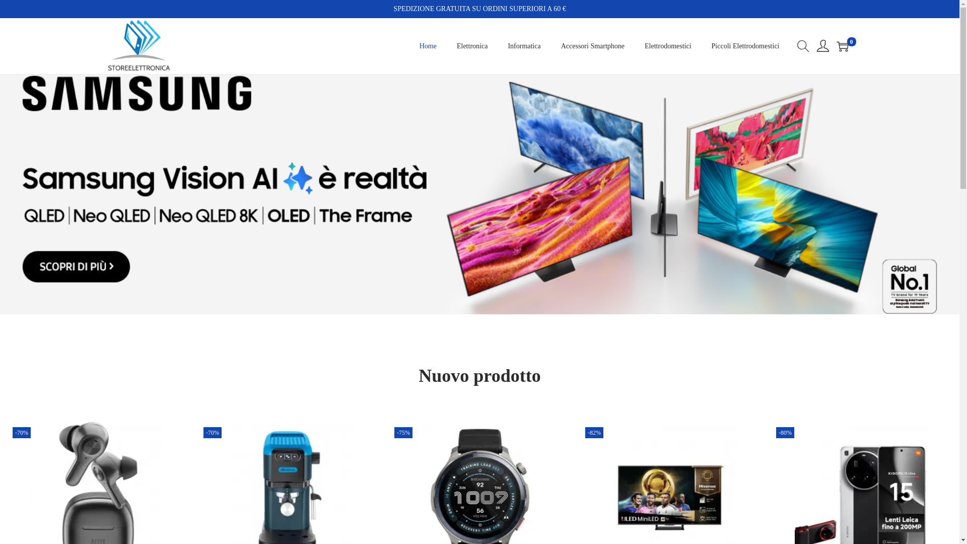 website screenshot of https://storeelettronica.com/