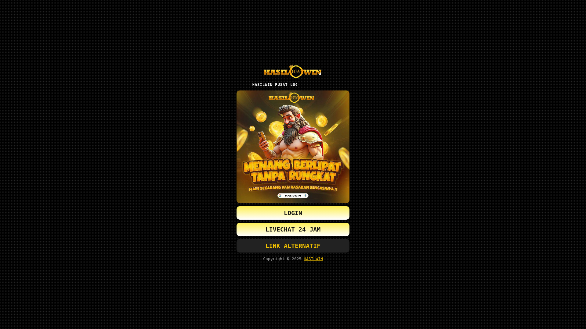 website screenshot of https://hasilwin-esko.pages.dev/