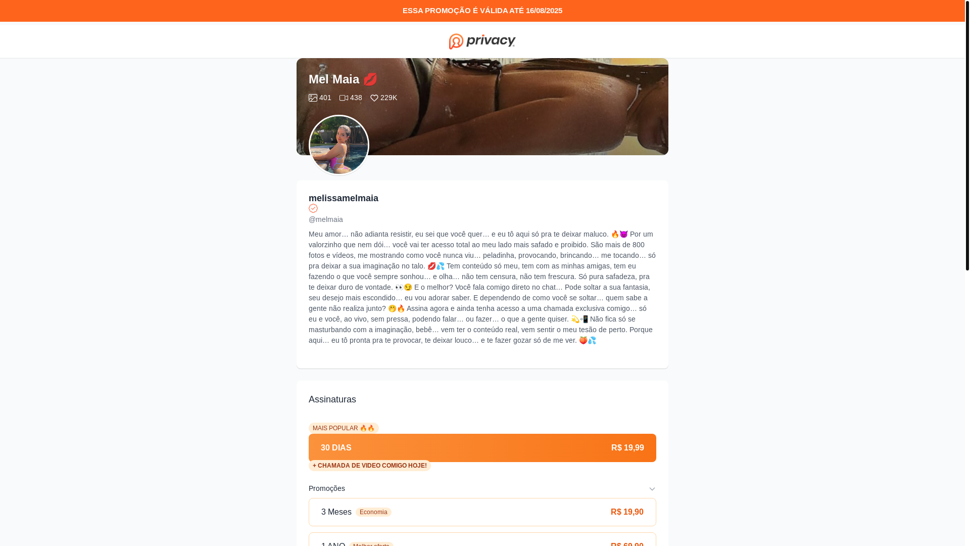 website screenshot of https://privadinhodamaia.online/