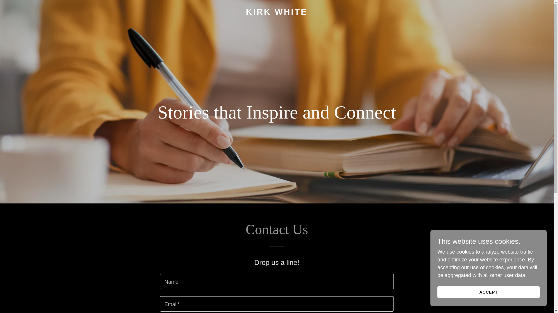 website screenshot of https://thekirkwhite.com/