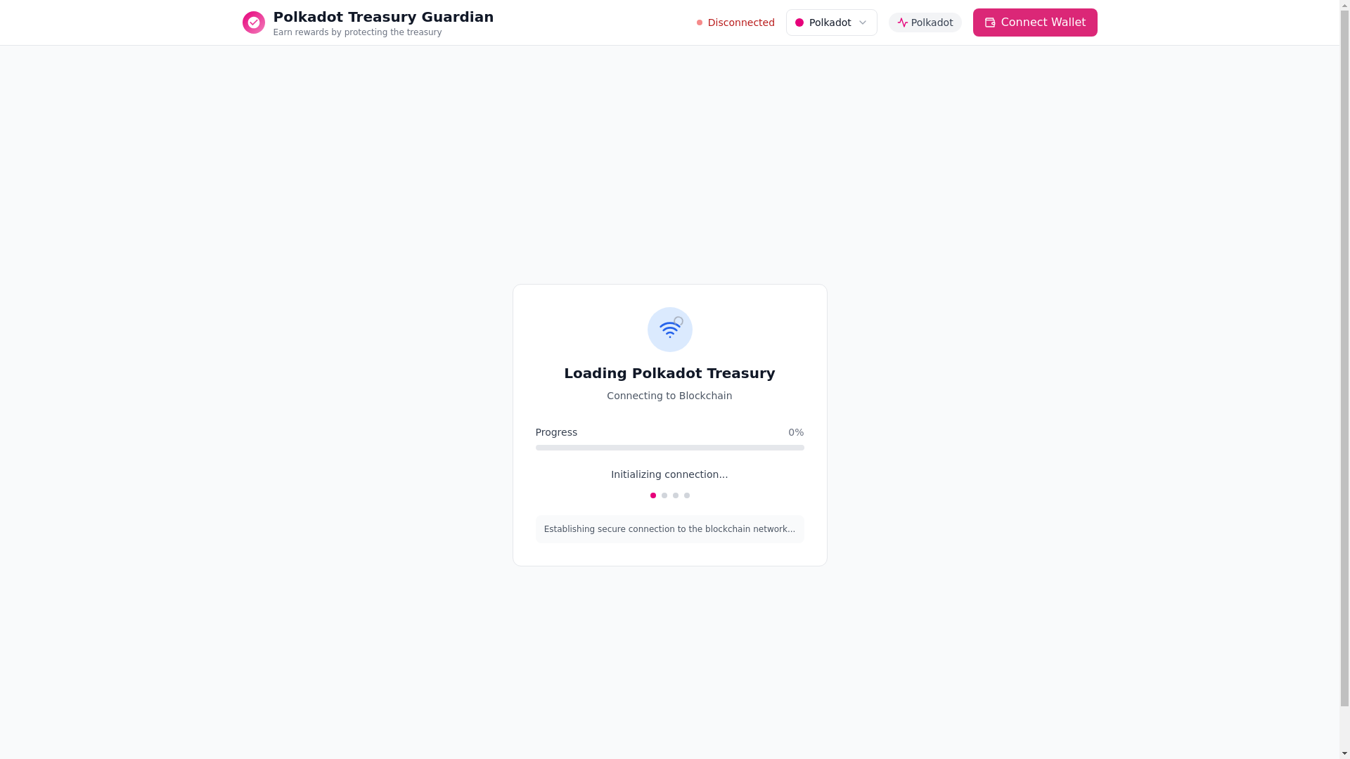 website screenshot of https://treasury-guardian.app/