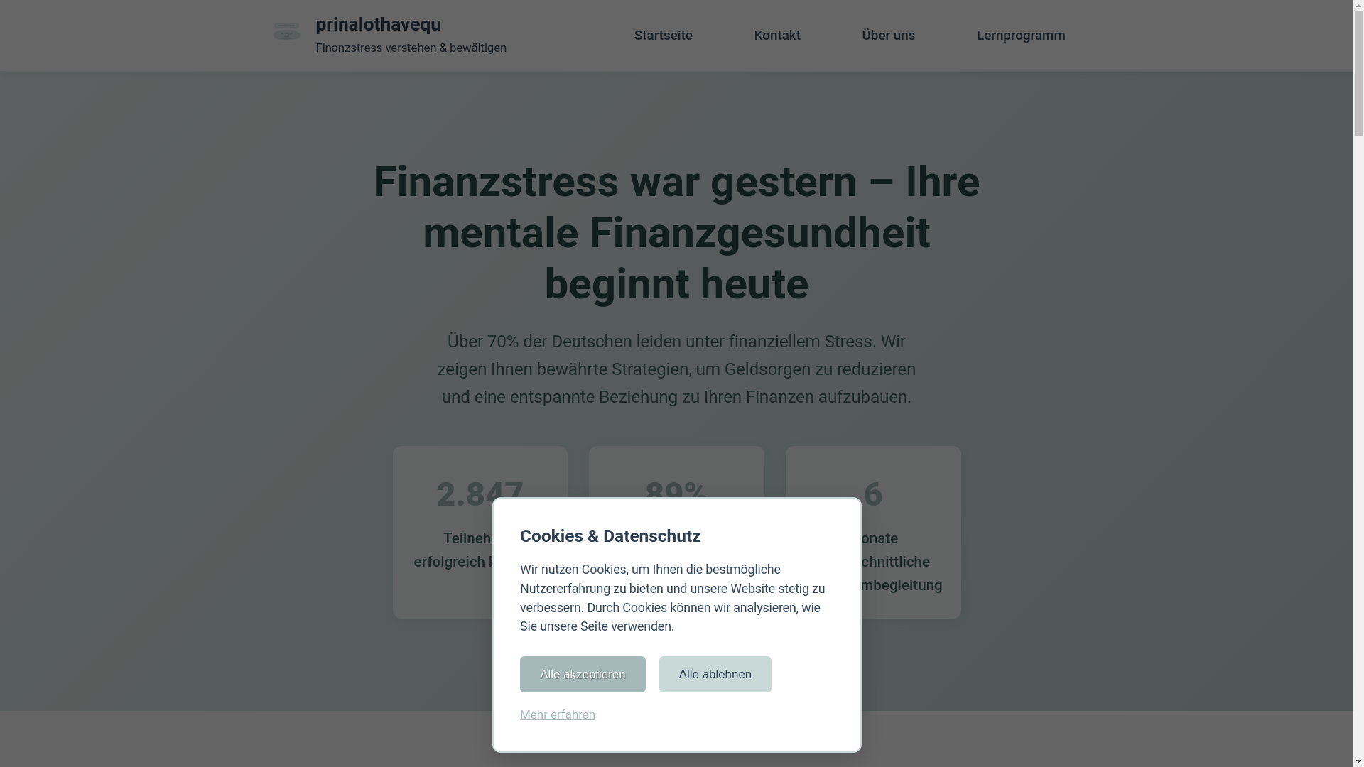 website screenshot of https://prinalothavequ.com/